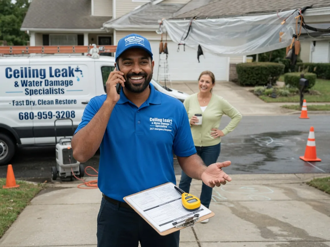 Ceiling Leak Cleanup Keithville, LA FAQs